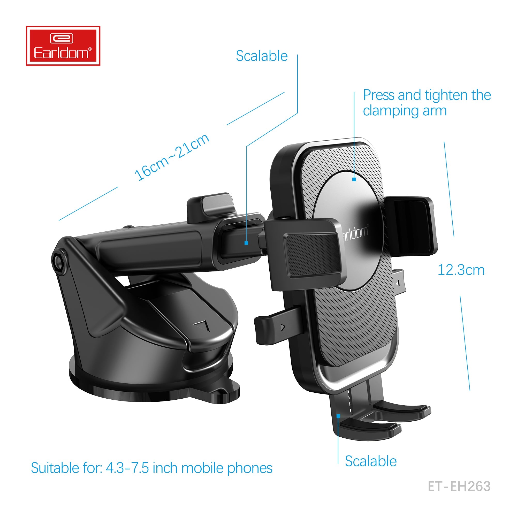 Strong SuctionCup EH263 Holder