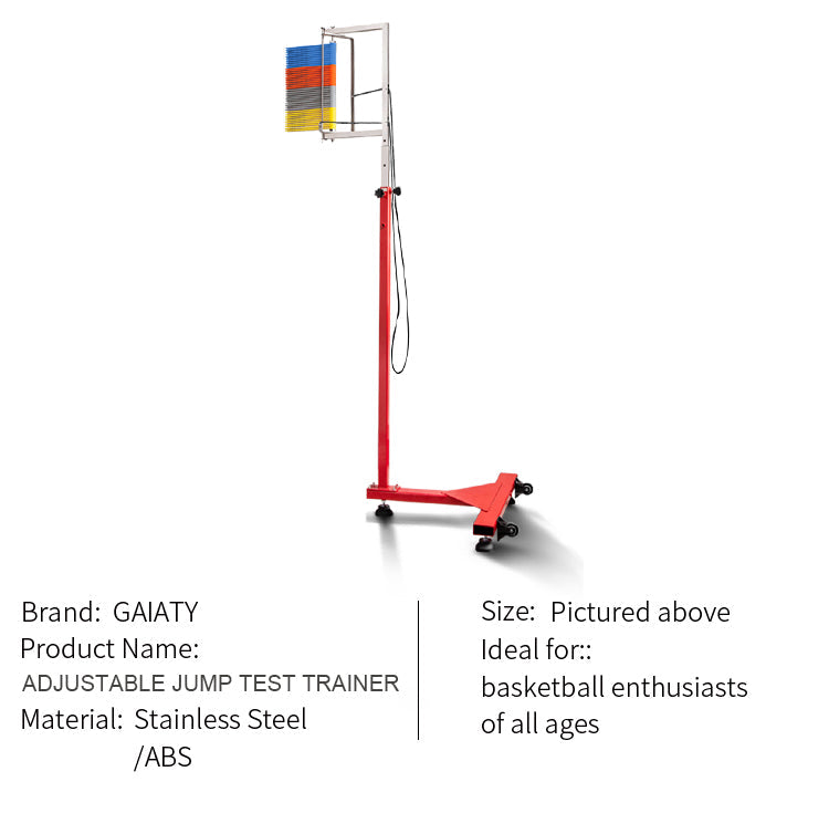 Floor Standing High Jump Training Equipment Vertical Test Jump Measurement Tester, Volleyball Spike Trainer Vertical Jump Tester Jump Measurement Test Stick Pole Tool,1.4-2.8M