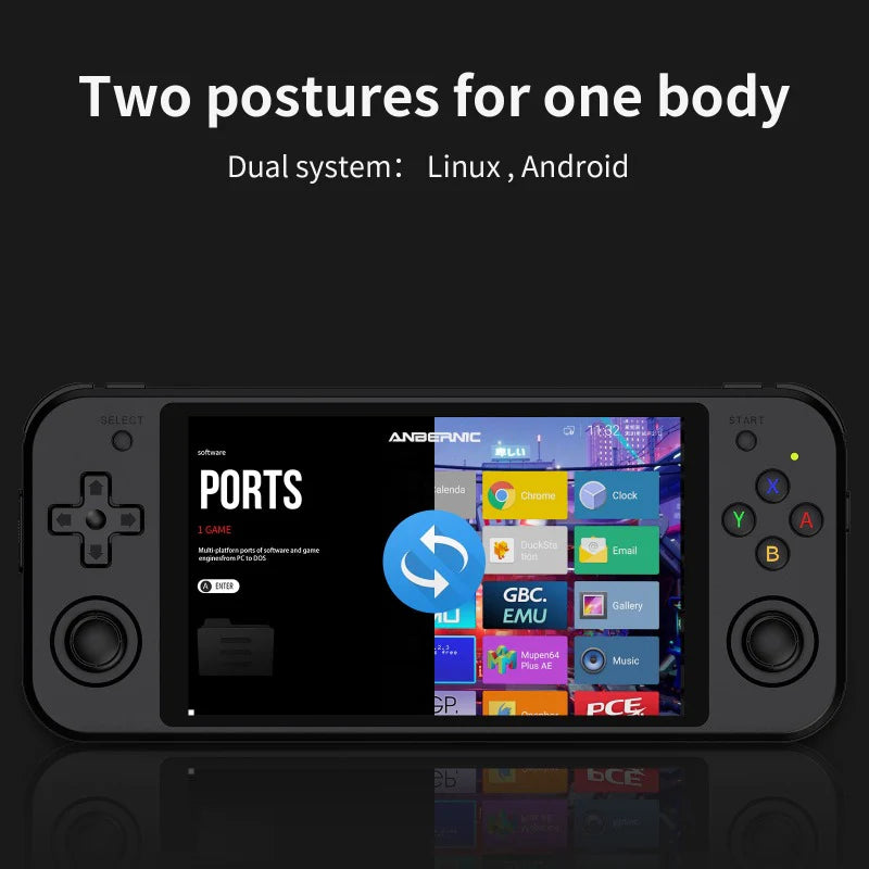 Anbernic RG552 Retro Game Console Android Linux Dual OS 10000 GAMES