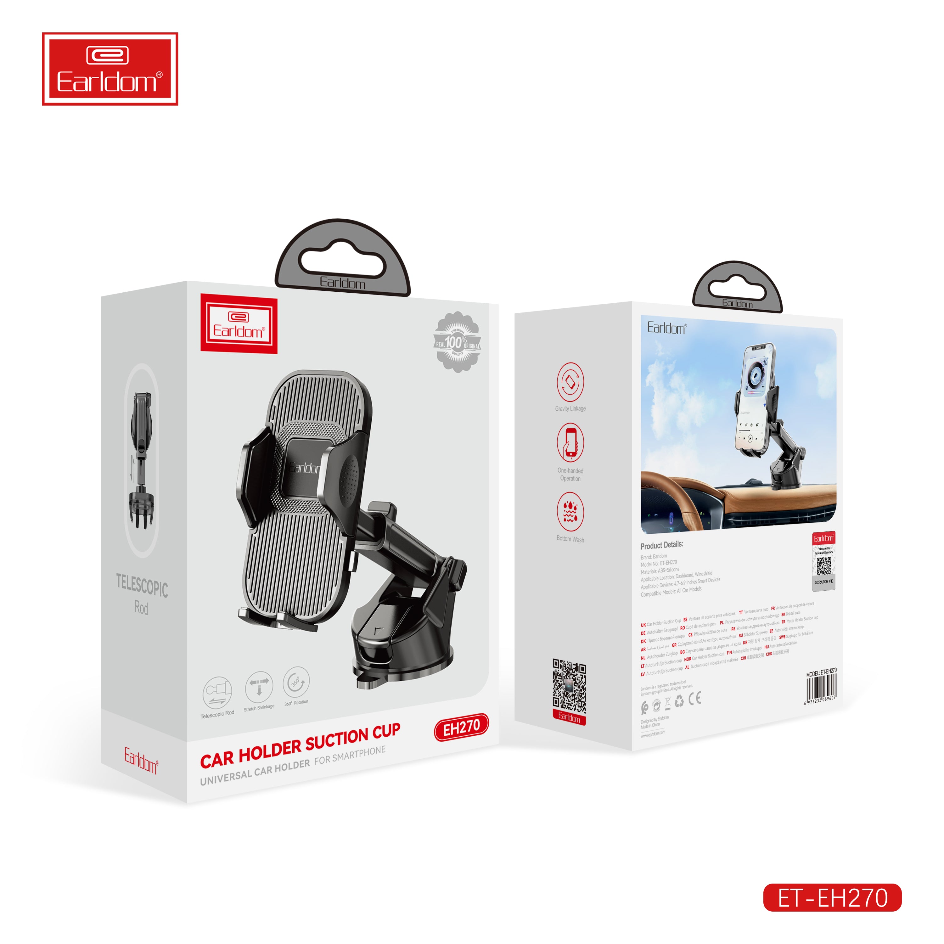 Earldom EH270 Strong Car Phone Holder