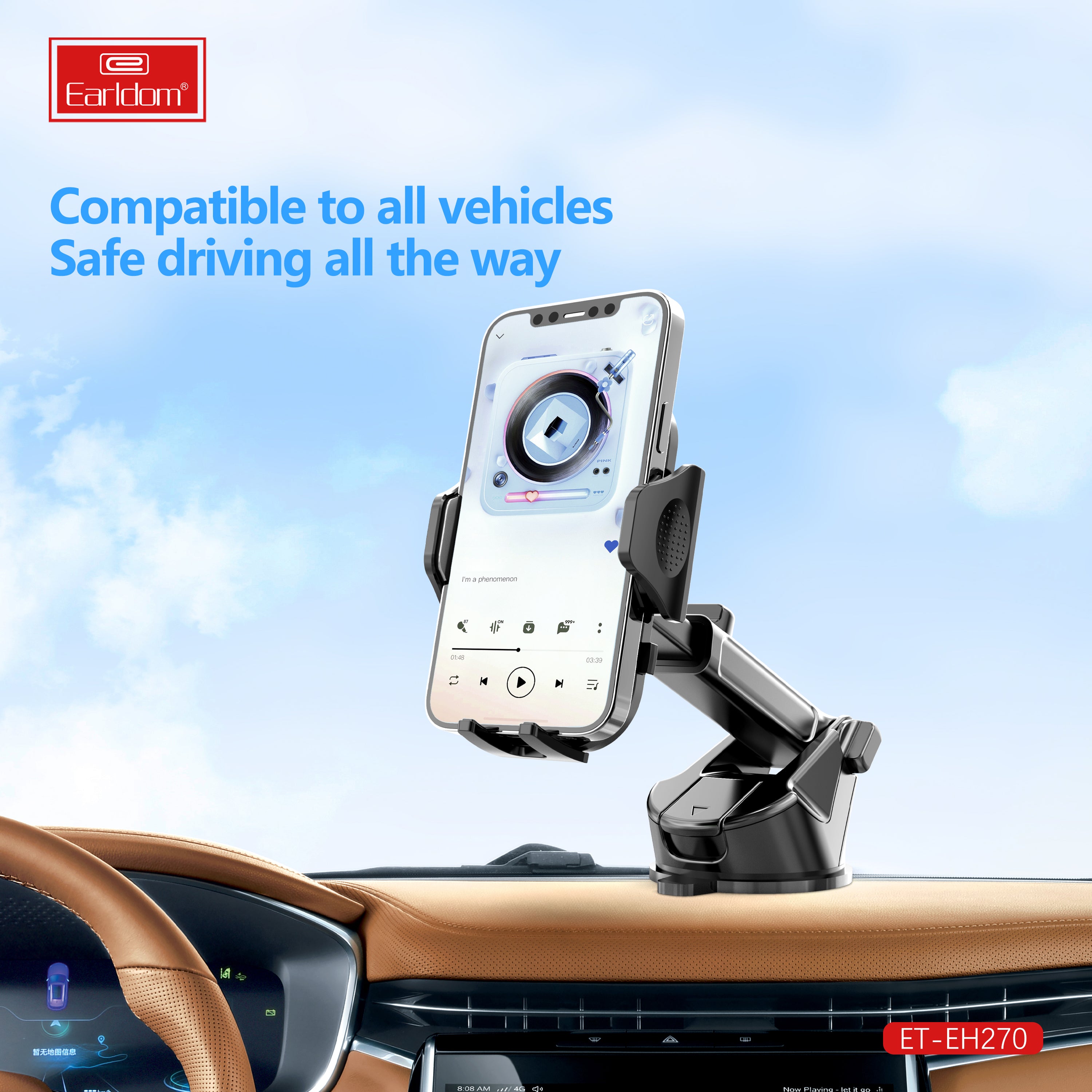 Earldom EH270 Strong Car Phone Holder