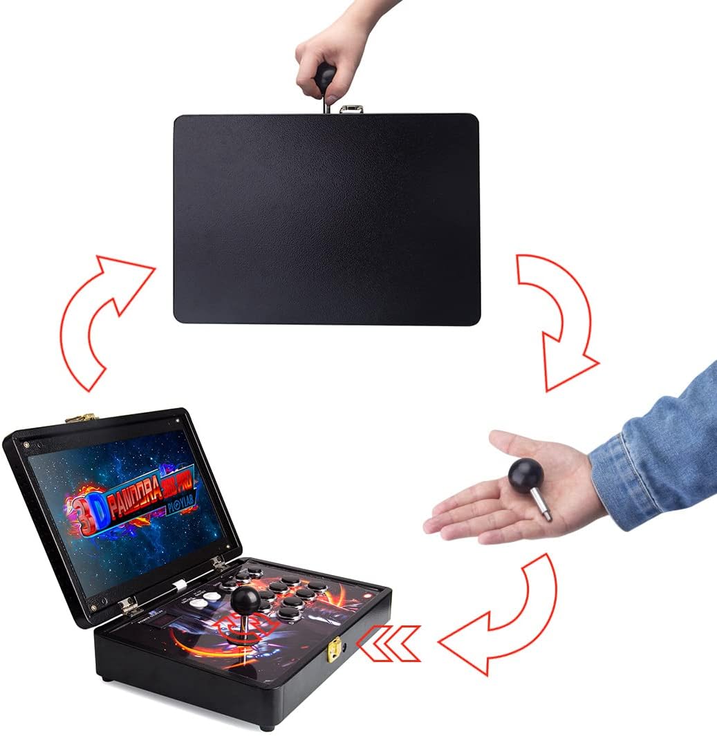 Pandora Box 30S 5000 Games Retro Arcade System 14-Inch All-Metal Plug & Play Video Games Console