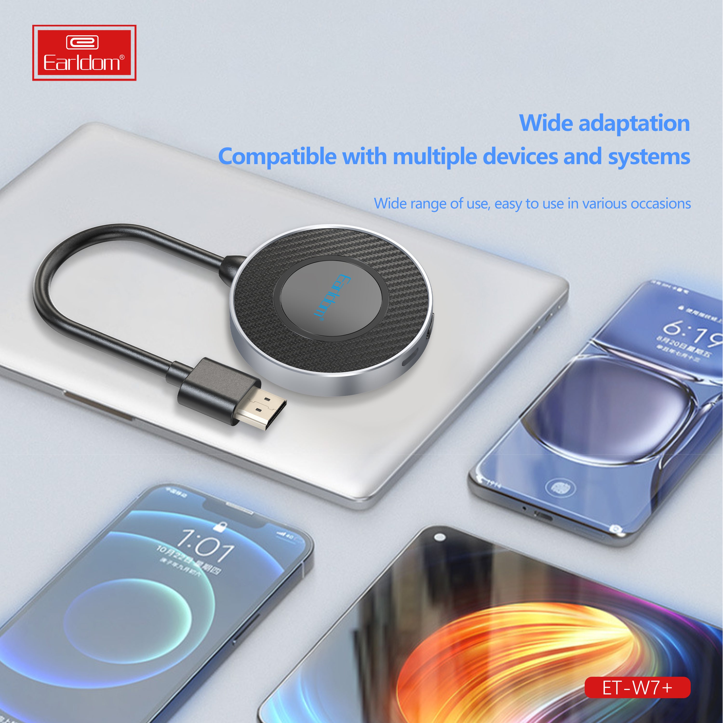 Earldom W7+ Wireless Share Display Receiver Dongle