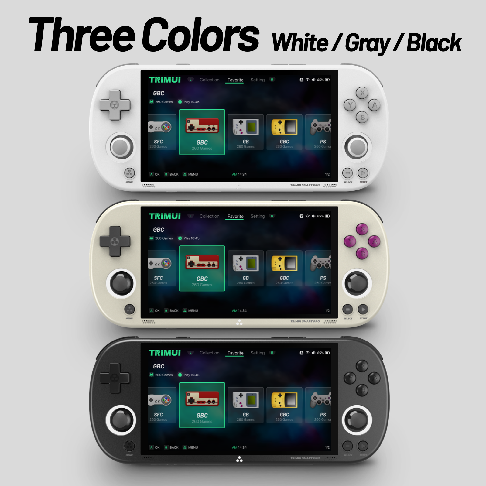 Trimui Smart Pro Portable Retro Video Hand-Held Games Consoles 5'' 20000+ Game