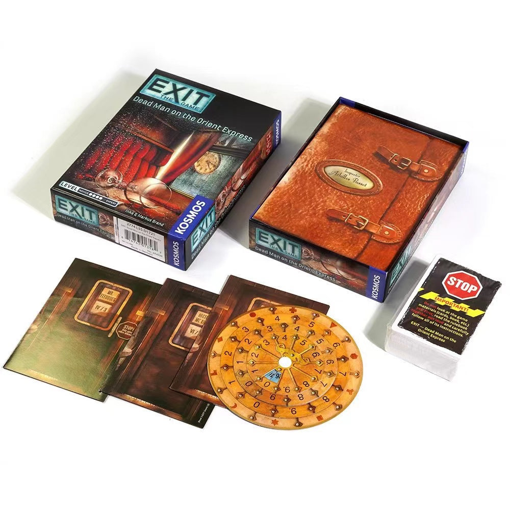 EXIT: Dead Man on the Orient Express, Mystery Solving Card Game