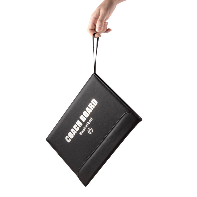 Basketball  Portable PU Leather Foldable Magnetic Coach Board Basketball Training Equipment