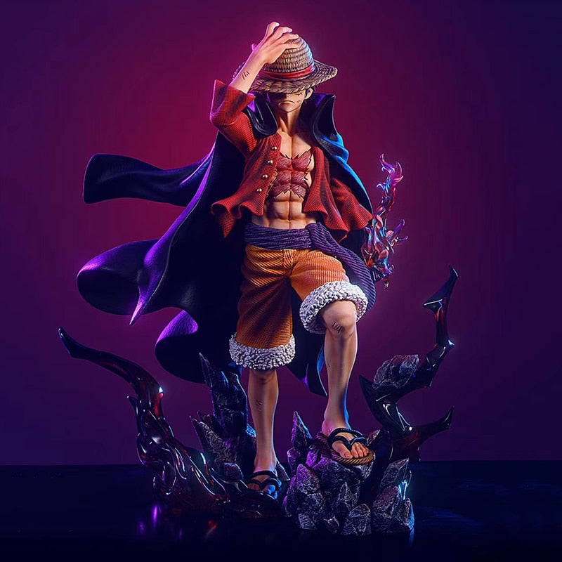 One Piece Luffy Anime Figure Monkey D. Luffy Action Figurine 25cm PVC Collectible