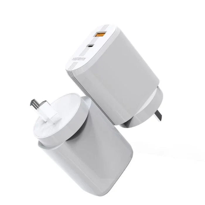 20W Kingleen  Type C + USB Power Adapter