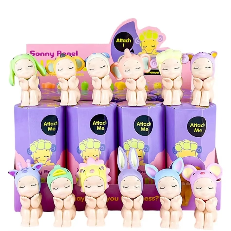S angel Cute Doll Blind Box Dreaming Sitting posture Series Mini Figures Ornaments Dolls Children Holiday Birthday Gift