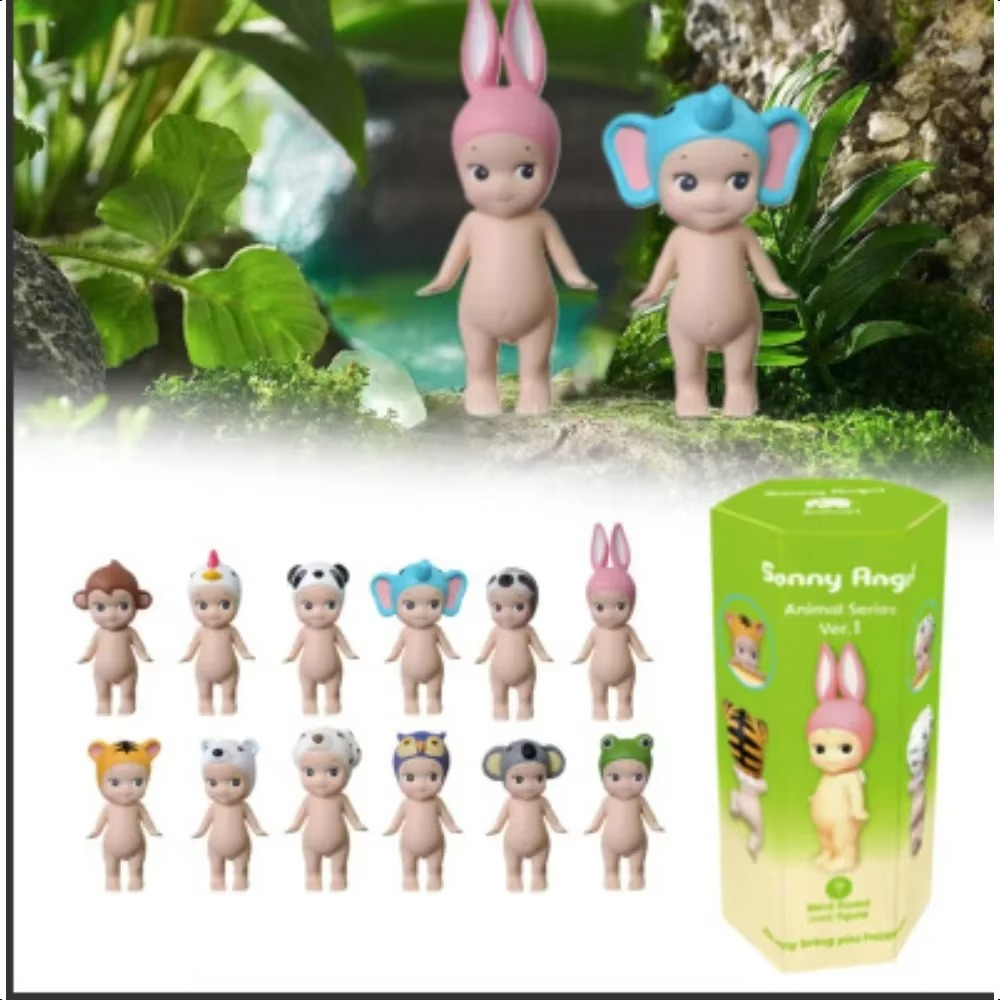 S Angel Animal Series 1st Generation Blind Box Cute Collectible Standing Figure