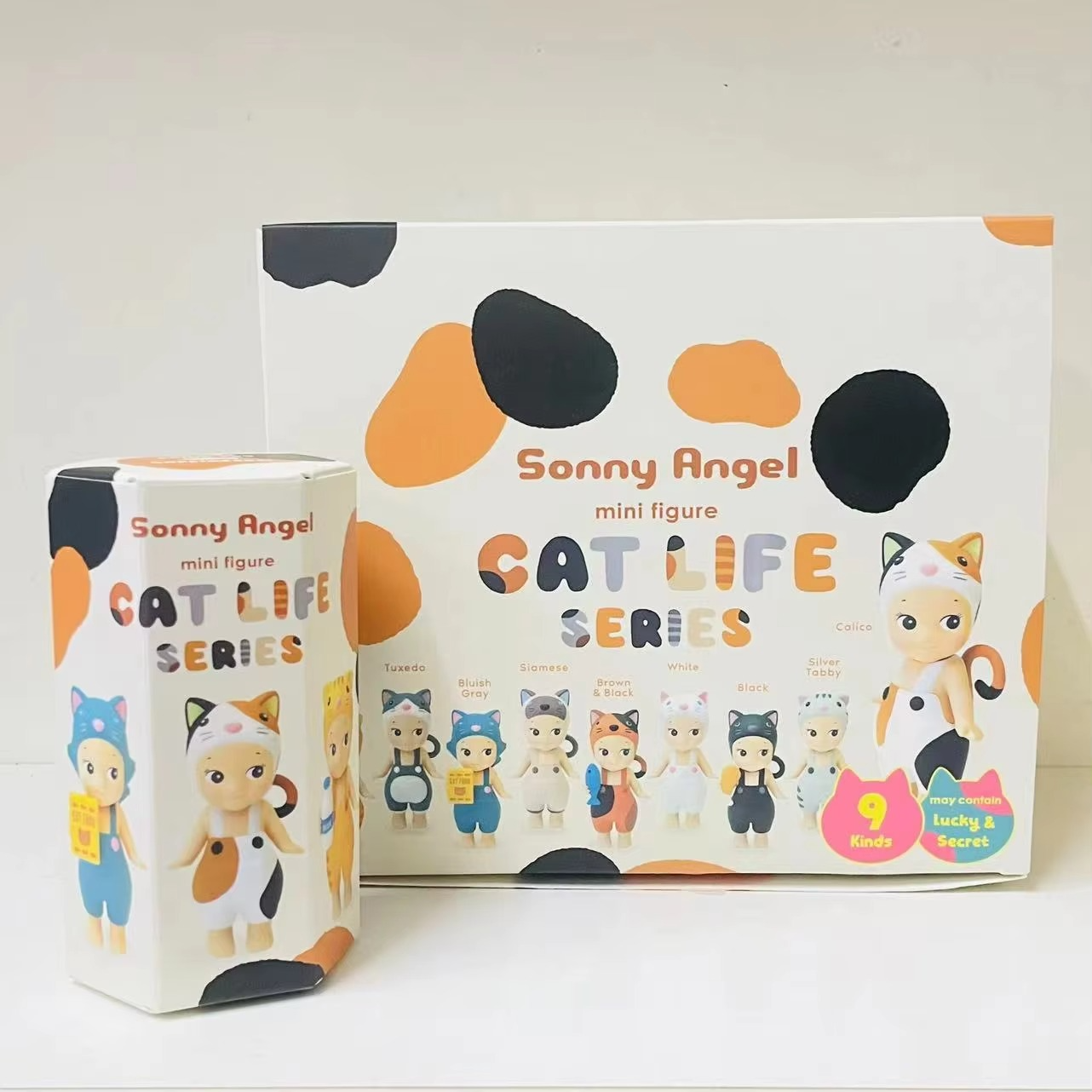 S Angel Blind Box Cat Life Serise Mini Cat Action Figures Toys Ornaments Dolls