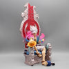 32cm One Piece Anime Figure Five Emperors Luffy Figurine Throne Sitting Posture Statue Collectble Decor Models Nika Luffy Toy Gk