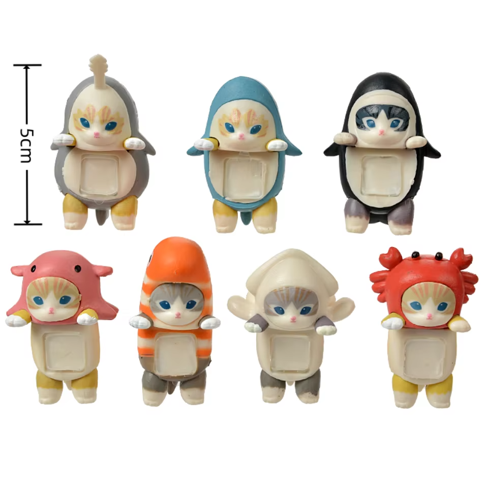 Anime Angel Cute Blind Box Mofusand Hippers Decorative Mini Anime Figures Ornaments Dolls