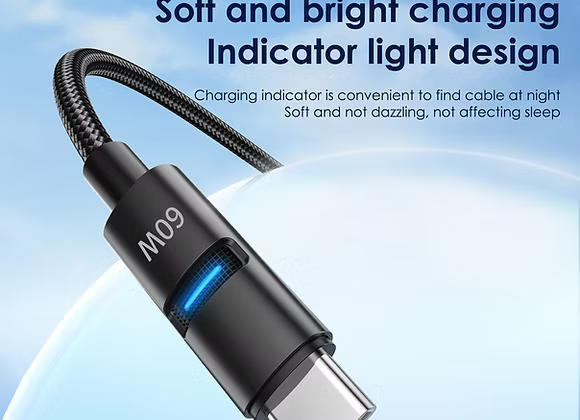 Foneng XS10 1.2M C To C+C+L (60W) Cable