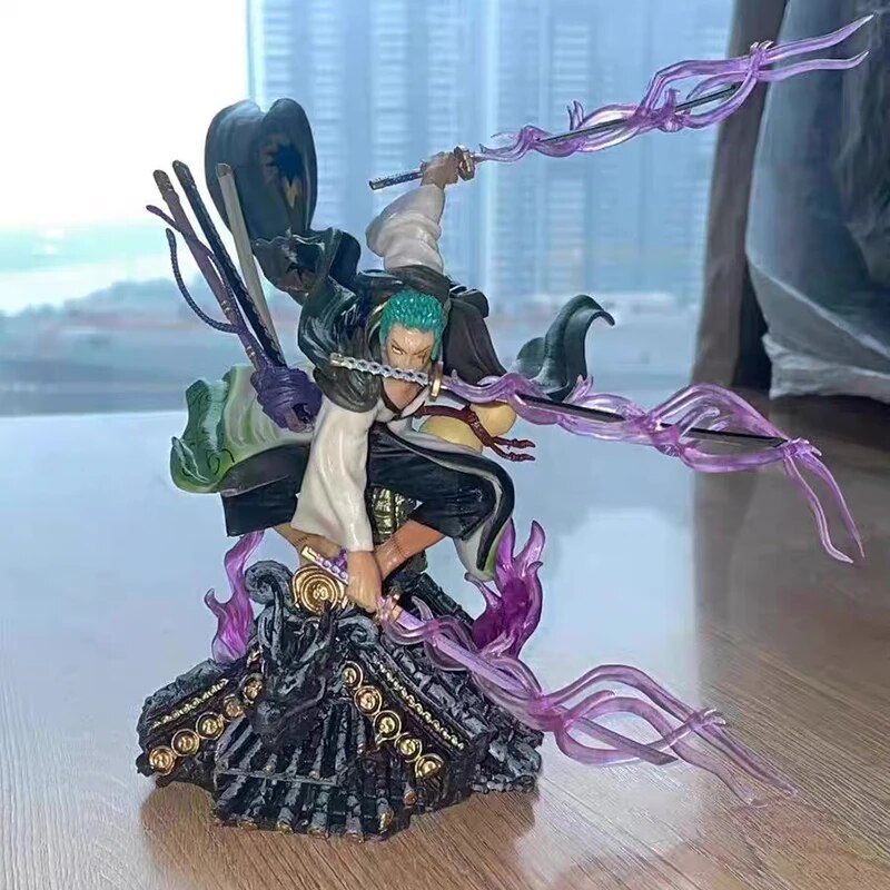 Anime One Piece Zoro PVC Action Figure Toy Xmas Model Statue Gift Roronoa Zoro