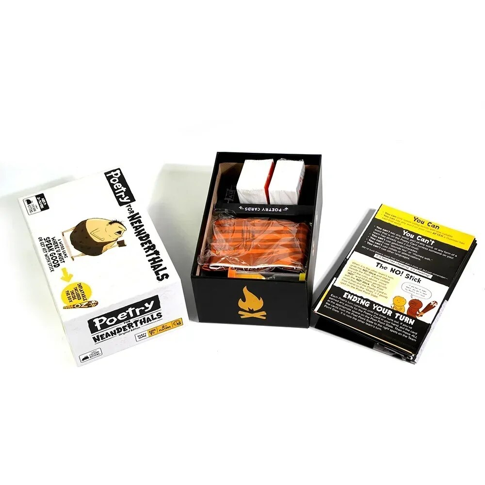 Exploding Kittens Poetry for Neanderthals by Exploding Kittens - Fun Family Games
