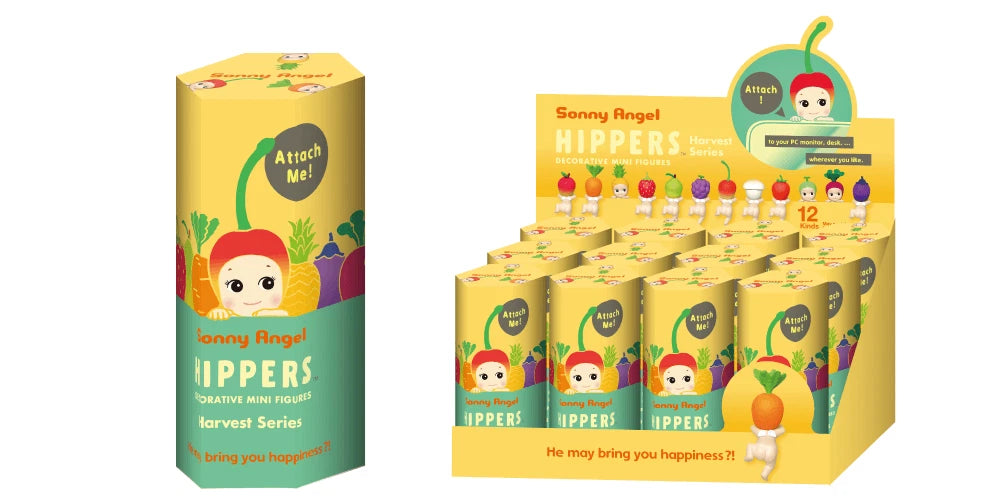 s Angel Harvest Series Blind Box Fruit And Vegetable Figure Kawaii Hippers Anime Figures