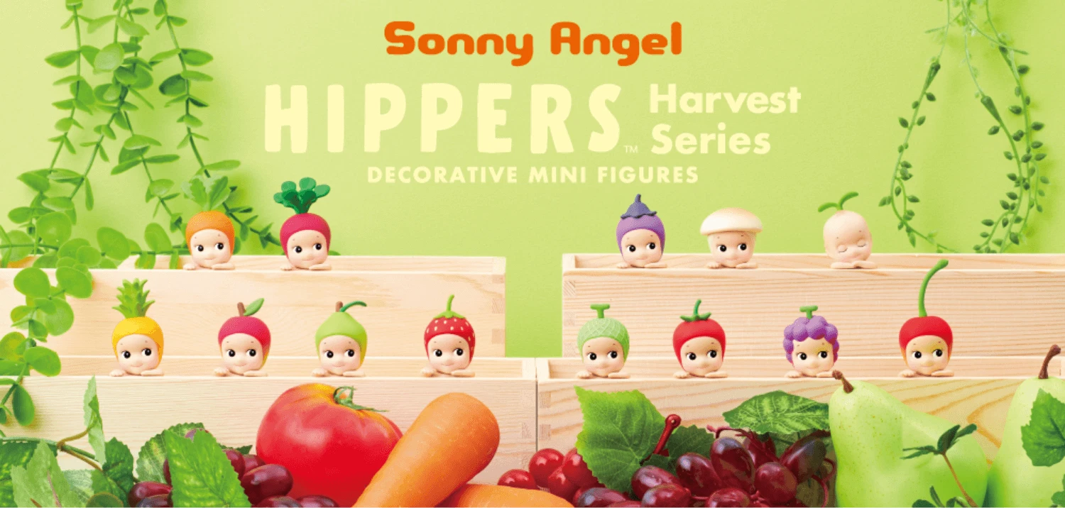s Angel Harvest Series Blind Box Fruit And Vegetable Figure Kawaii Hippers Anime Figures