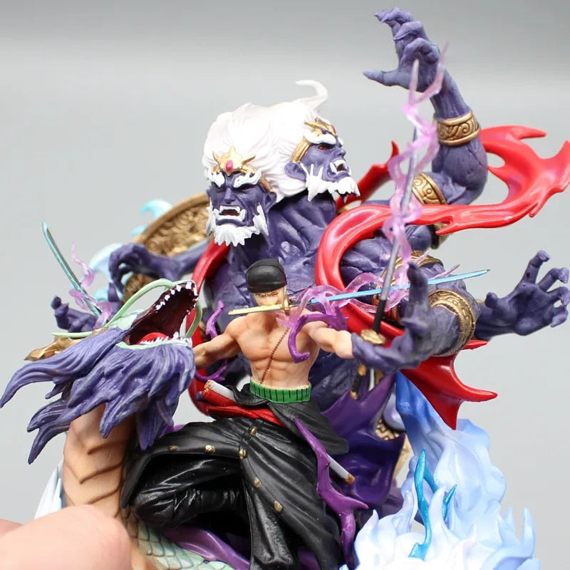 One Piece Figure Roronoa Zoro Anime Figures Action Figurines 22cm Pvc Zoro Figure Model Statue Toys Collection