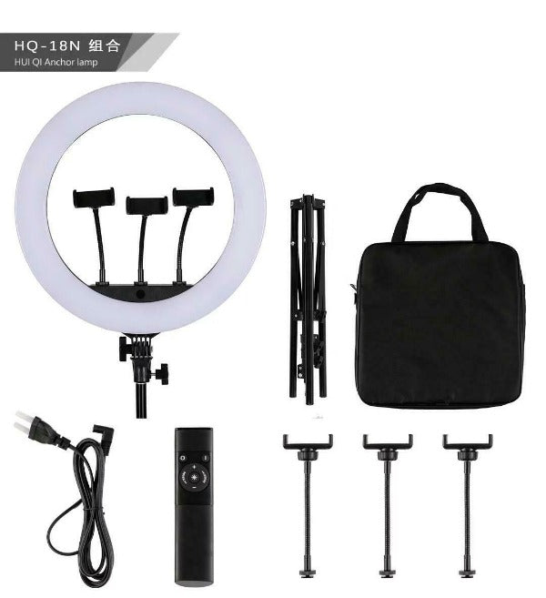 HQ BiColor  LED Ring Light Kit with Stand Social Media/Beauty Ticok LIGHT 18
