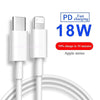 For Apple iphone 12  18w  cable USB-C to Lightning Cable (1 m)