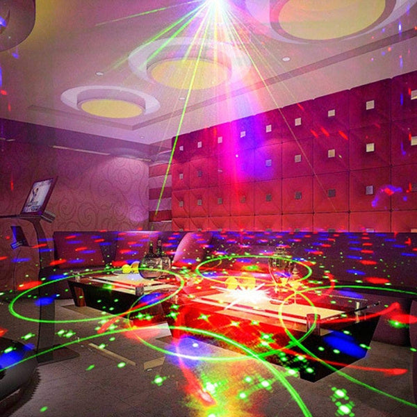 TEQ Projector RGB DJ Disco Light Stage Party Laser Lighting With remote control