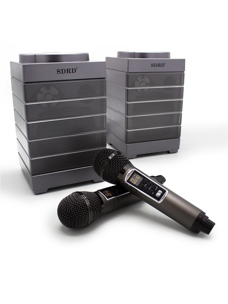 Portable W ireless Karaoke Microphone,Built-in B luetooth Speaker K9