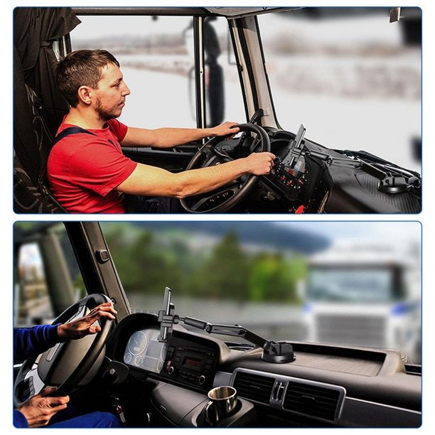 Holder for Truck Phone Holder Mount Heavy Duty Super Suction Cup and Extra Long