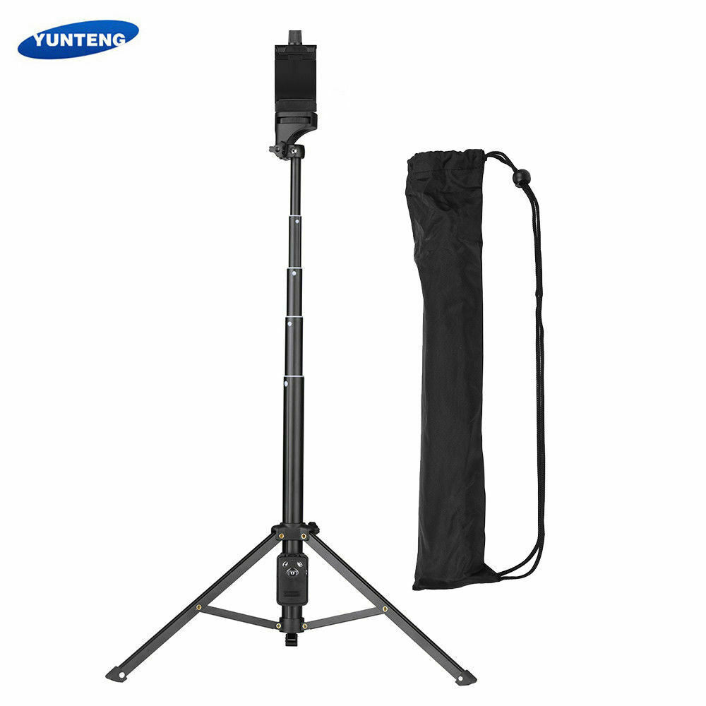 Yunteng aluminium Phone Camera Tripod Selfie Stick Monopod Bluetooth wireless