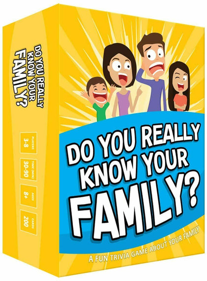Do You Really Know Your Family? A Fun Family Game Filled With Conversation Starters And Challenges - Great For Kids, Teens And Adults