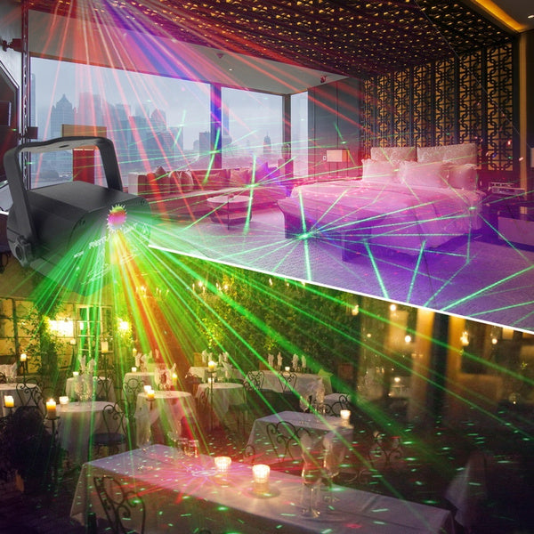 TEQ Projector RGB DJ Disco Light Stage Party Laser Lighting With remote control