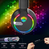 Soulbytes RGB LED Light Display Wintory  Gaming Headset For Ps4 ps5 Xbox PC Nintendo Switch