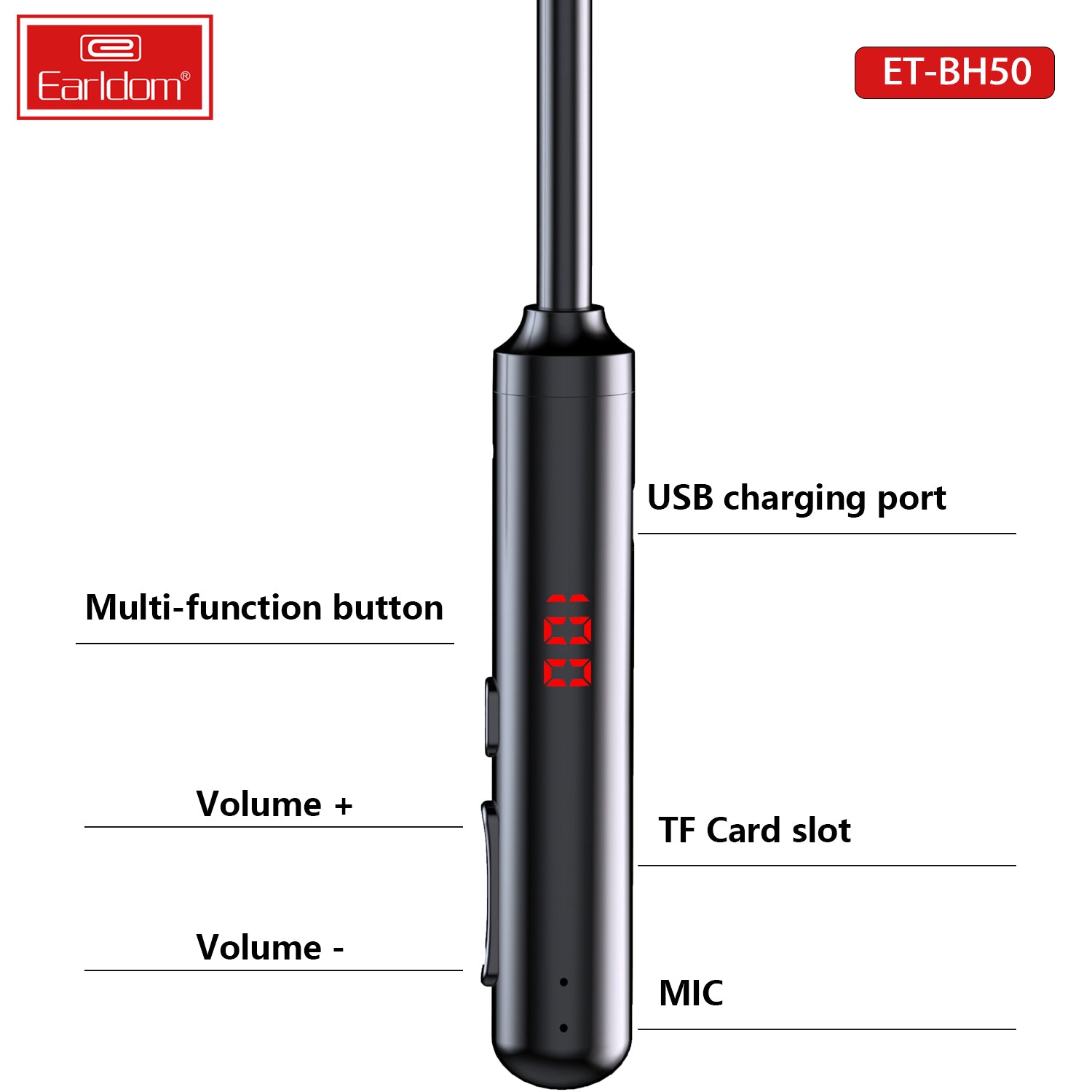 Running Sport  Wireless headset Bluetooth earphone 60Hours