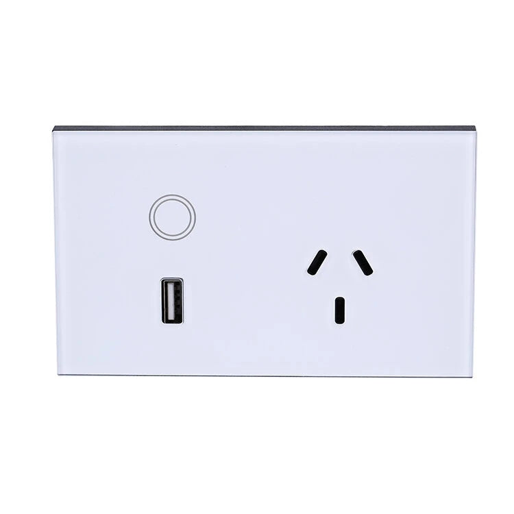 Tuya Aus Standard Smart Switch Electrical Socket Wifi USB Wall Socket