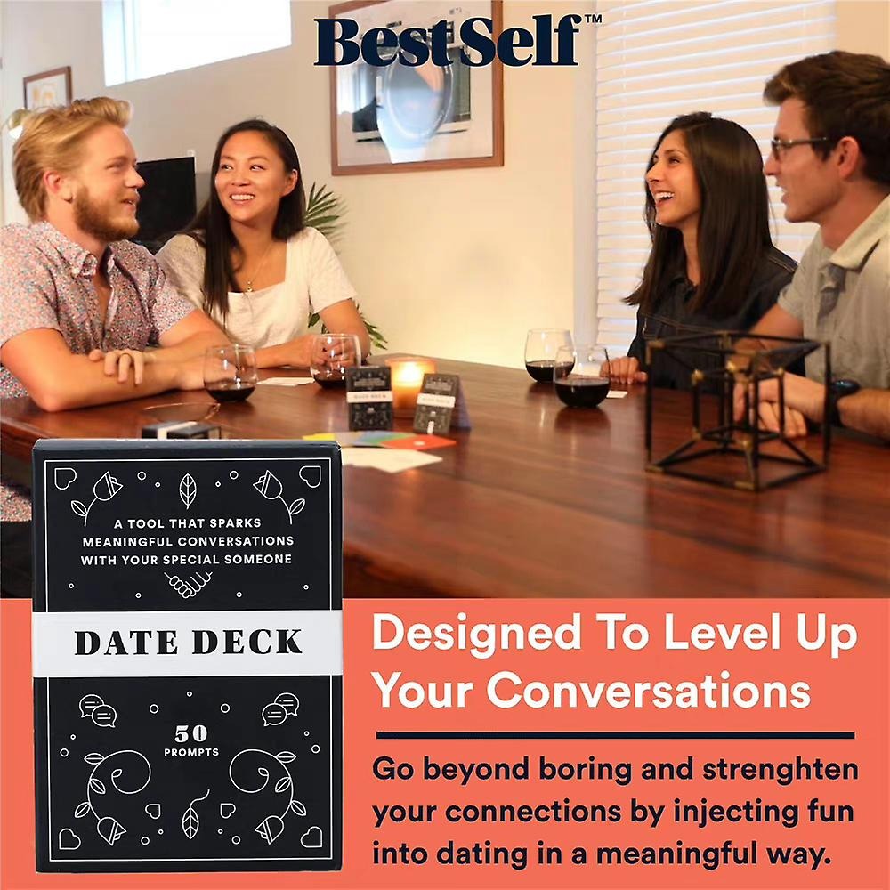Date Deck By Bestself Intimacy Conversation Meaningful Discussion Party Card Game