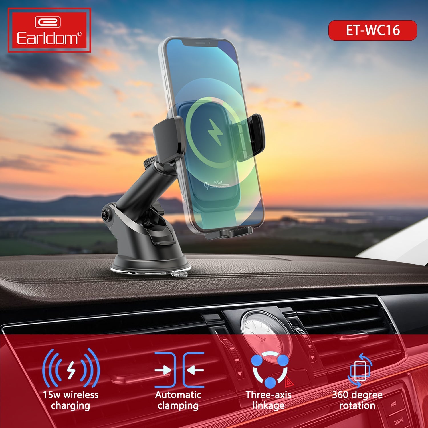 Earldom Fast Wireless charger holder