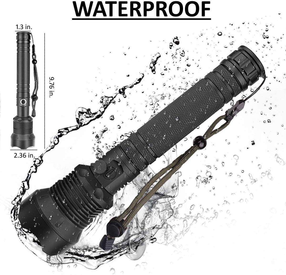 iTEQ Super power torch Rechargeable Flashlights High Lumens