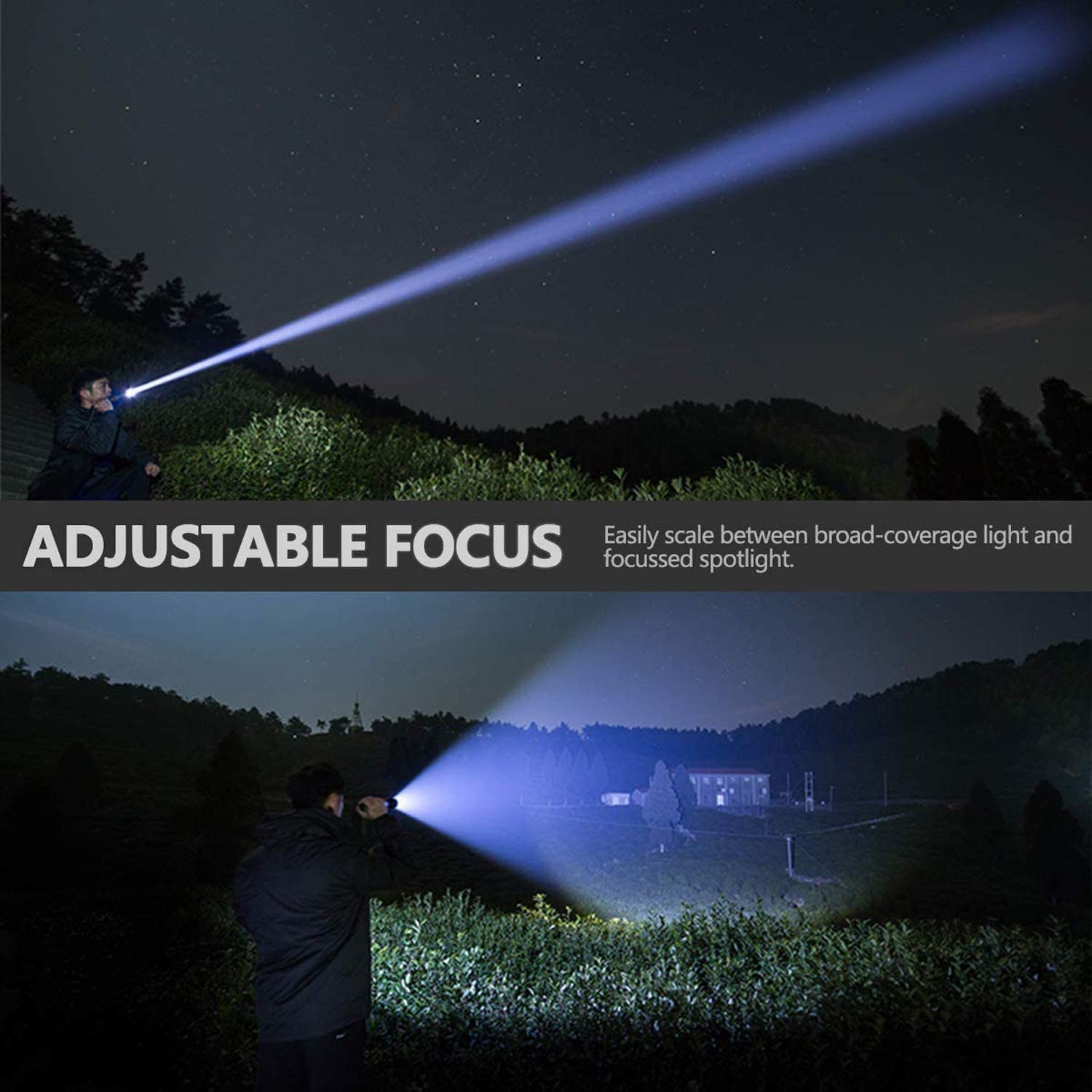 iTEQ Super power torch Rechargeable Flashlights High Lumens