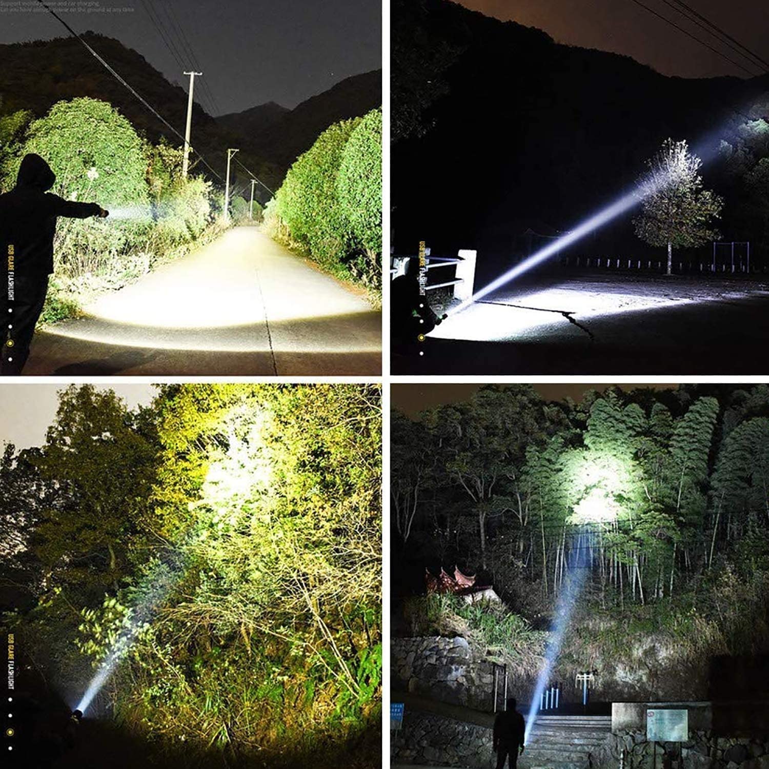 iTEQ Super power torch Rechargeable Flashlights High Lumens