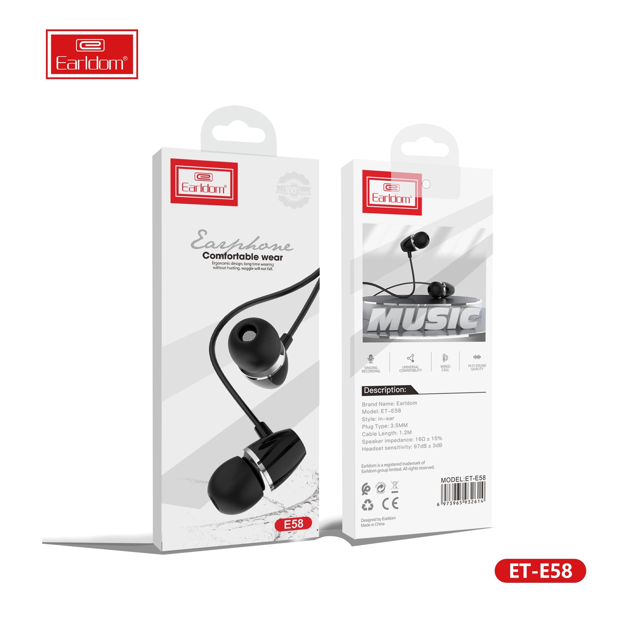ET-E57 Handsfree aux Earphone