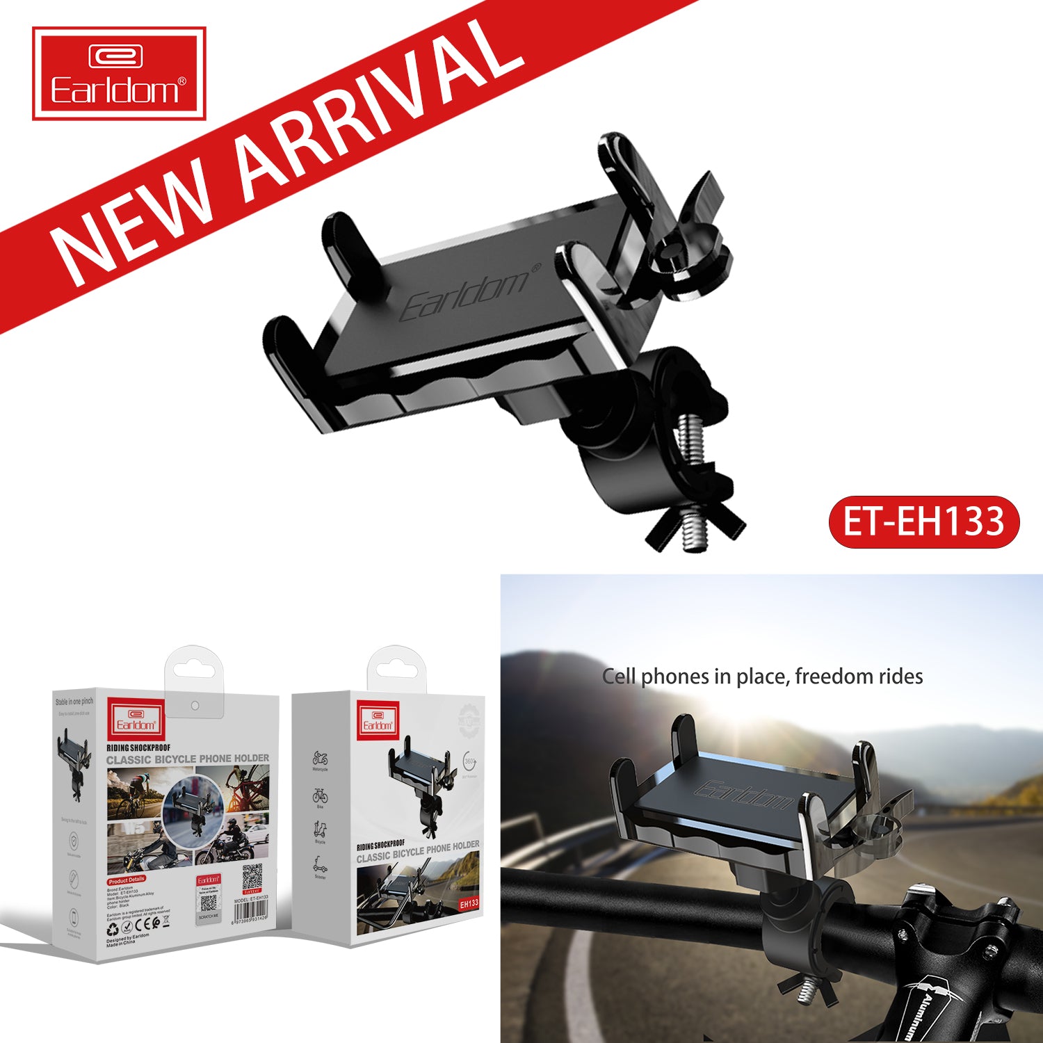 Earldom ET-EH133 Metal Bike Holder
