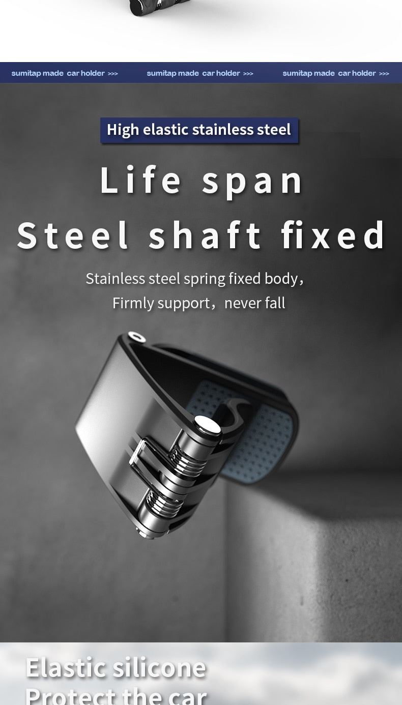 SUMITAP Magnetized HUD Car Phone Stand is a silent stand for the dashboard