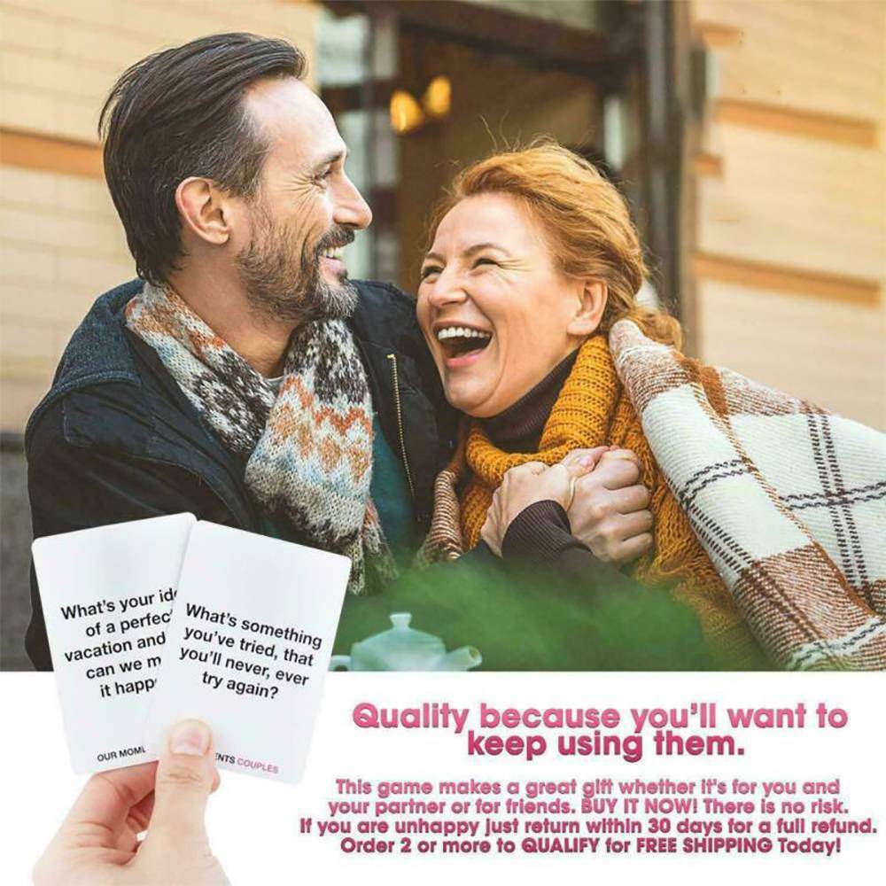 Our Moment Games Card Couple Dark Conversation Starters With Your Partner