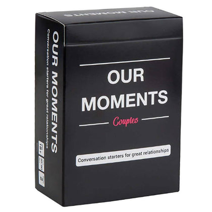 Our Moment Games Card Couple Dark Conversation Starters With Your Partner