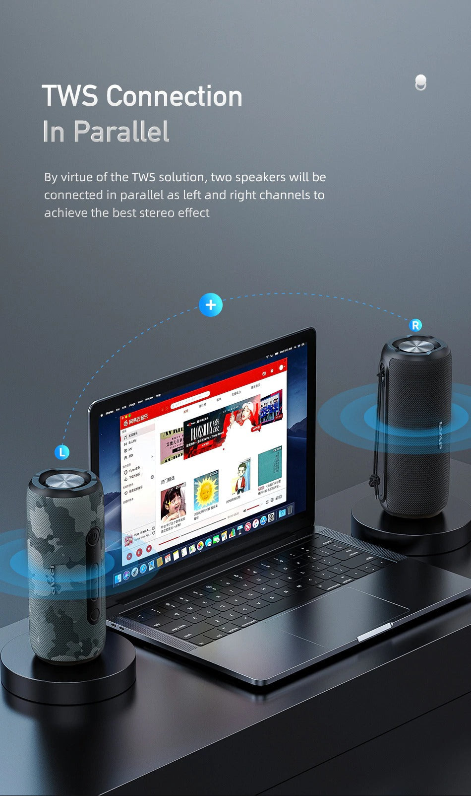 31W Super Bass Ip7 Awei Water Proof Speaker