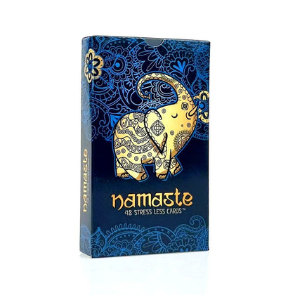 Namaste Stress Less Cards for Meditation Relaxation Natural Anxiety Relief Brain Game
