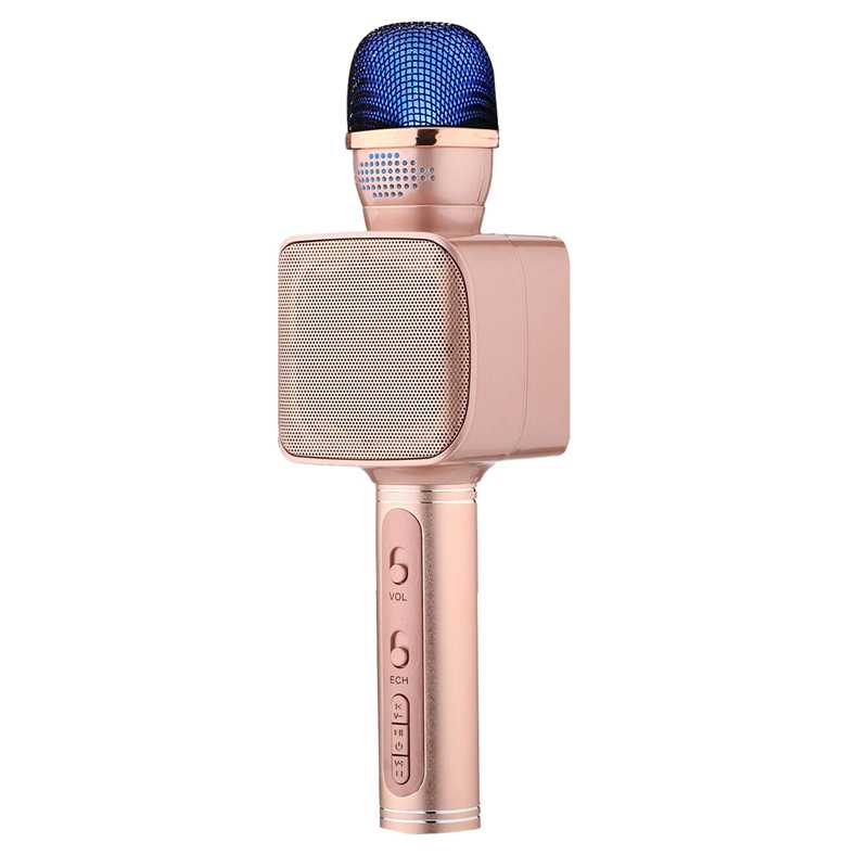 TEQ Microphone Speaker Bluetooth Karaoke For Phone Youtube TV + SD