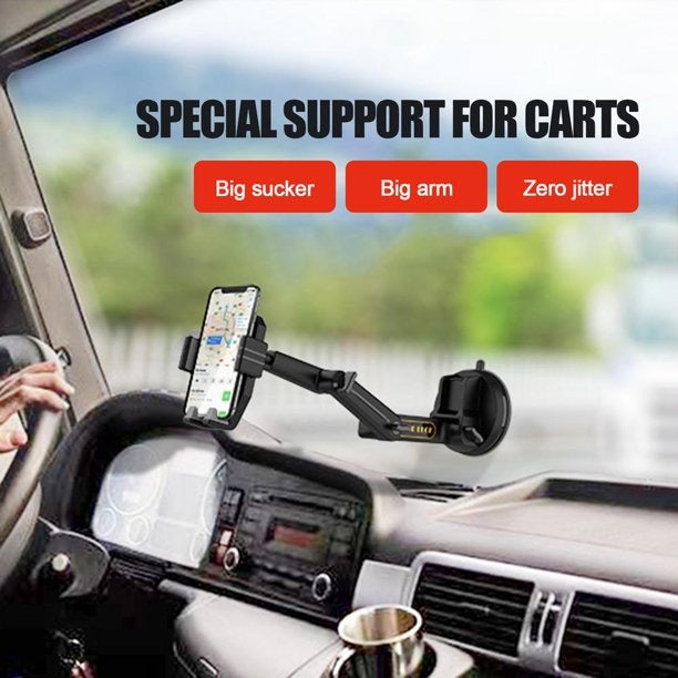 Holder for Truck Phone Holder Mount Heavy Duty Super Suction Cup and Extra Long