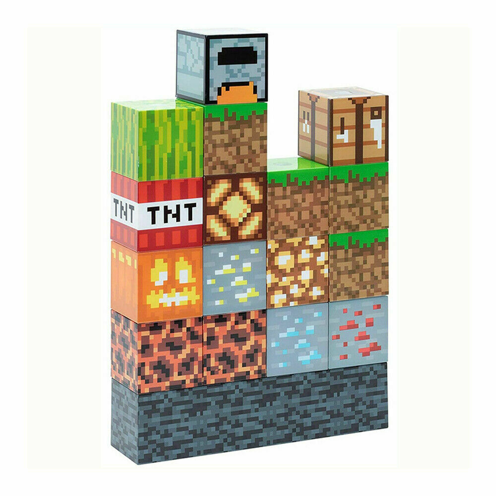 Minecraft Building Block Desk Lamp DIY Lamp Table Lamp Creative Toys For Gift