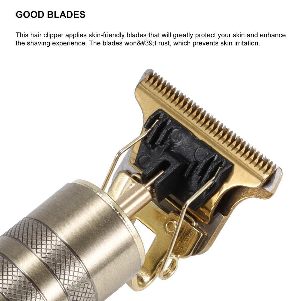 Electric Hair Clipper USB Haircut Kit Suitable- Coper Dragon